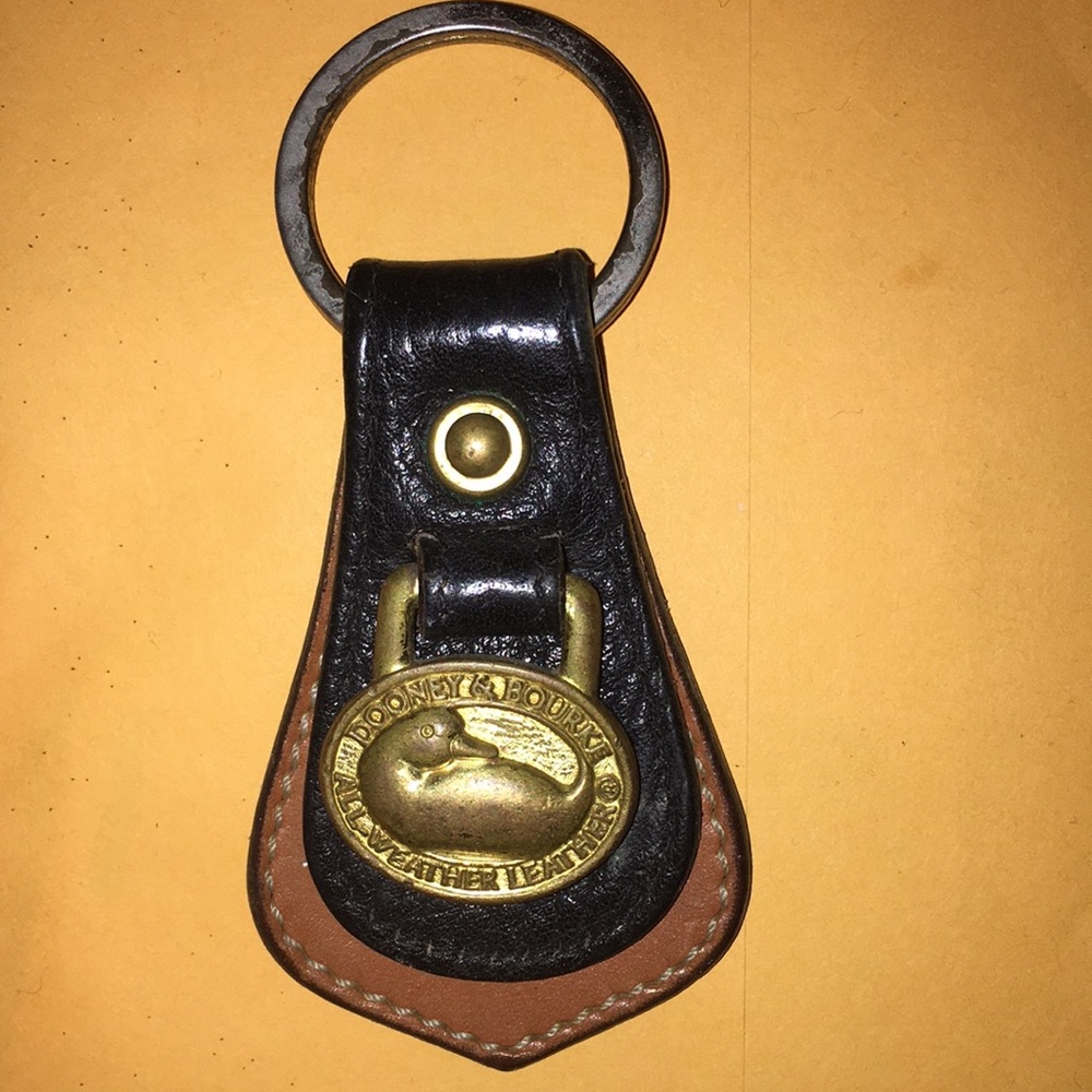 Dooney & Bourke leather keychain